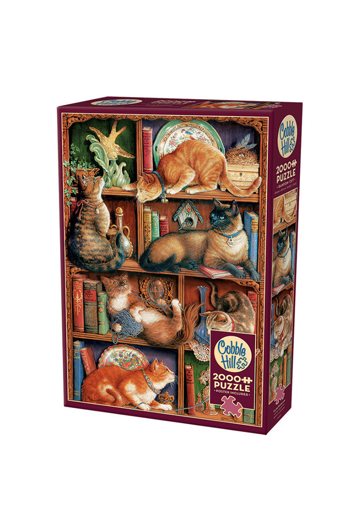 Feline-bookcase-puslespil