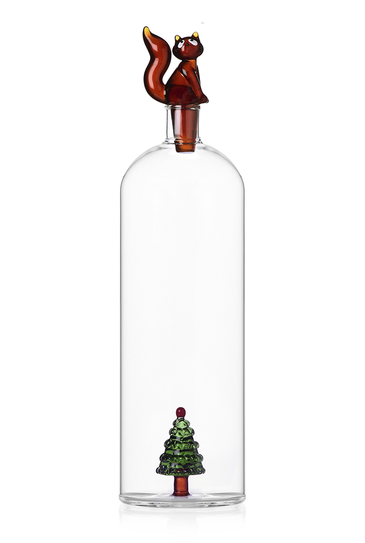 Juletrae-glasflaske