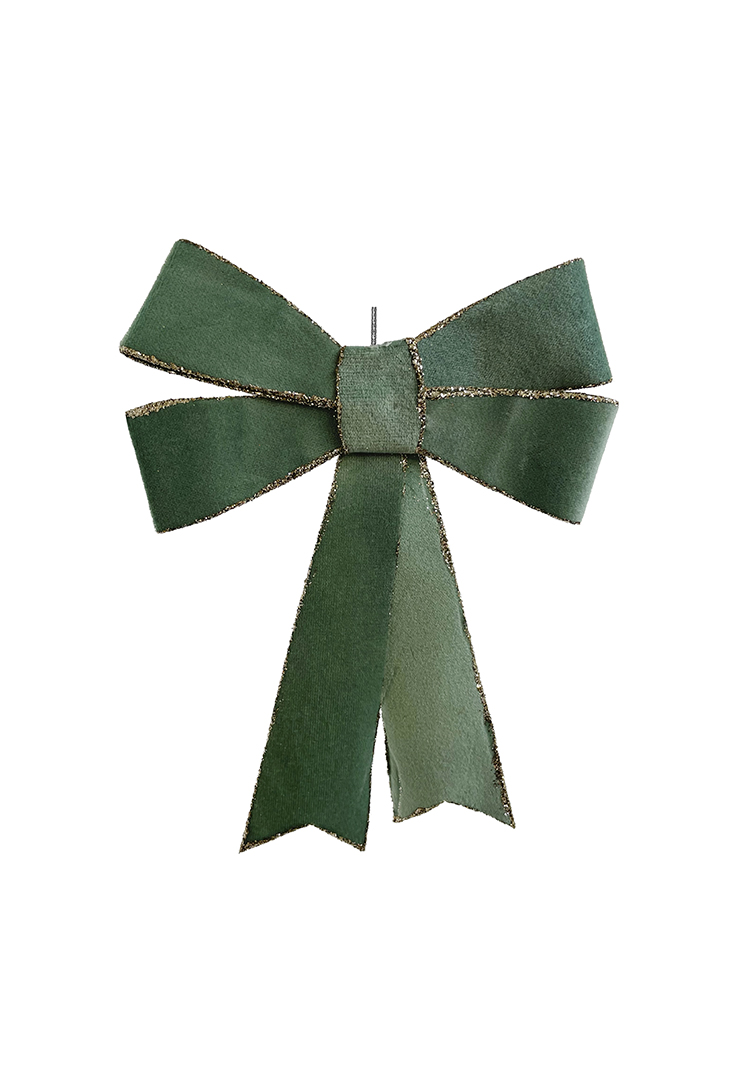 bow-velour-green-18cm