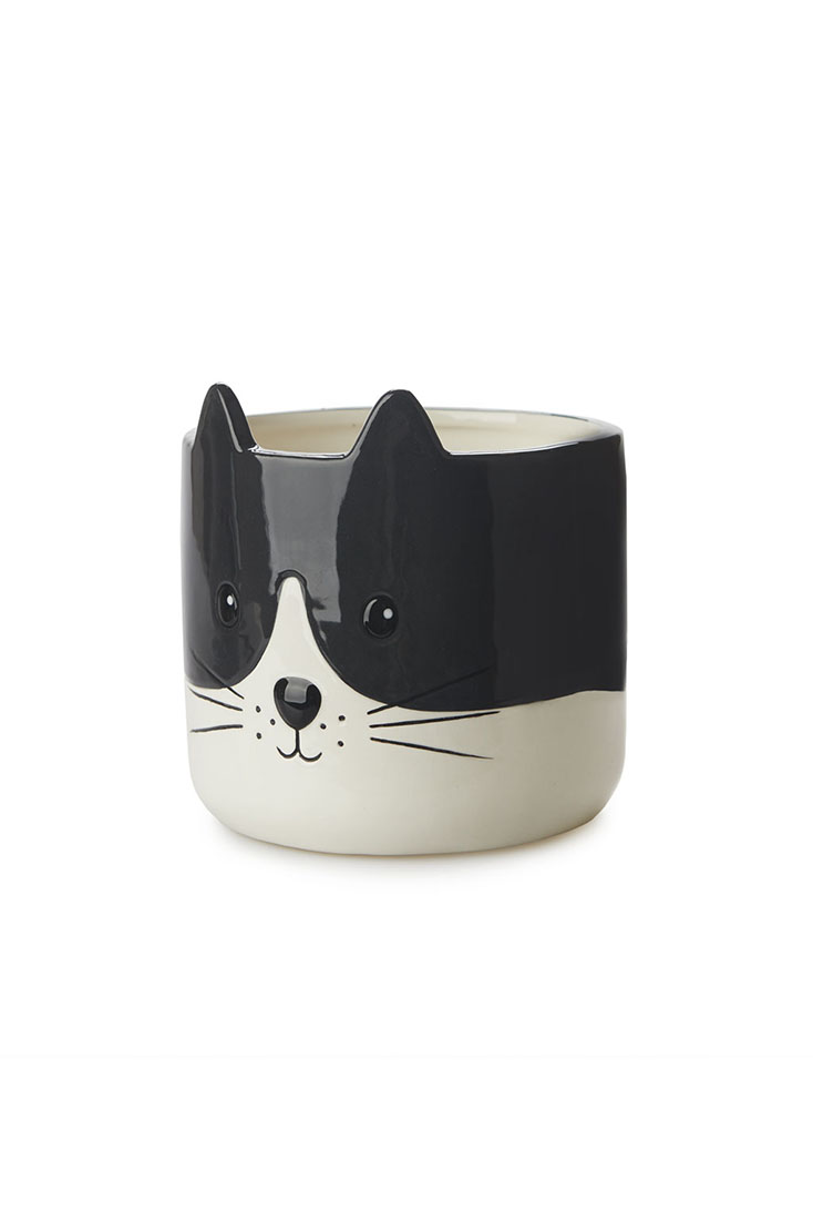 flower-pot-kitty-black-white-ceramic-27681Bx
