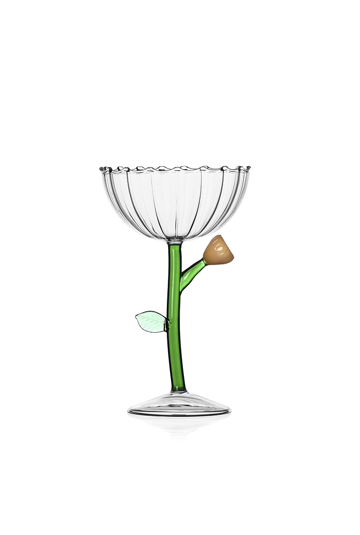 champagneglas-gul