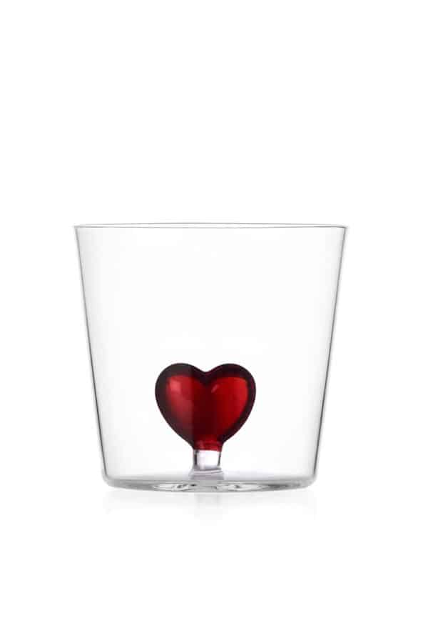 Køb Ichendorf glas rødt hjerte - Se de mange glas med figurer.