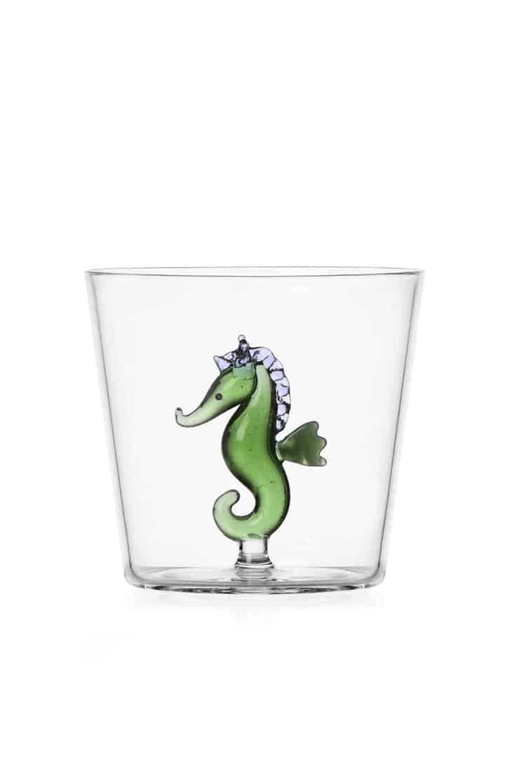 drikkeglas-seahorse-green