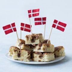 Lagkageflag-brunsviger