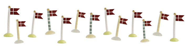 keramik-flag-paa-raekke