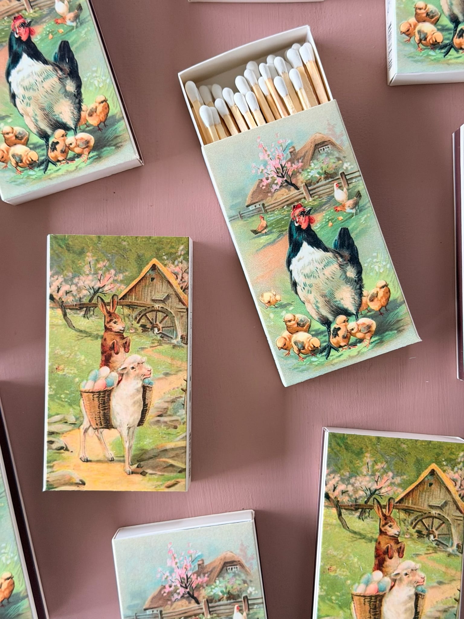 taendstikker-vintage-paaske