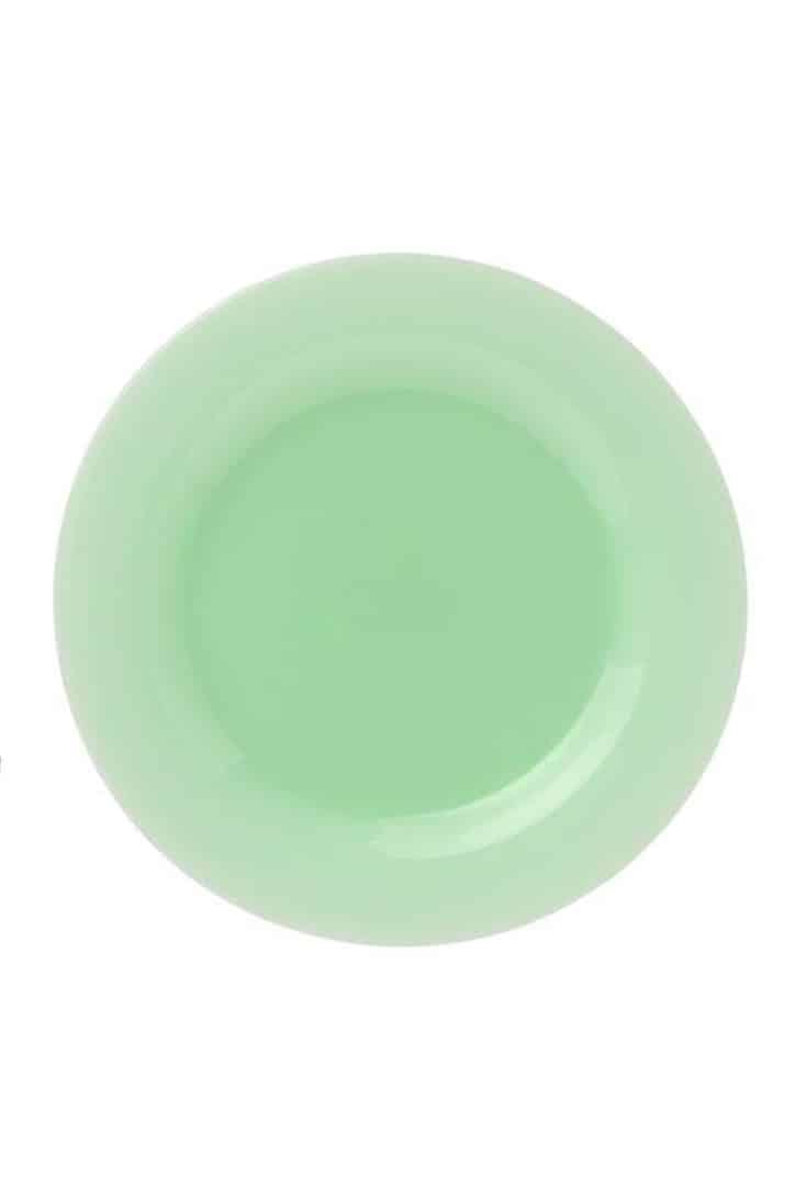 groen-glas-tallerken