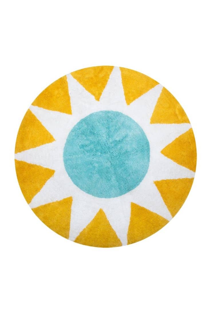 bademaatte-stjerne-gul