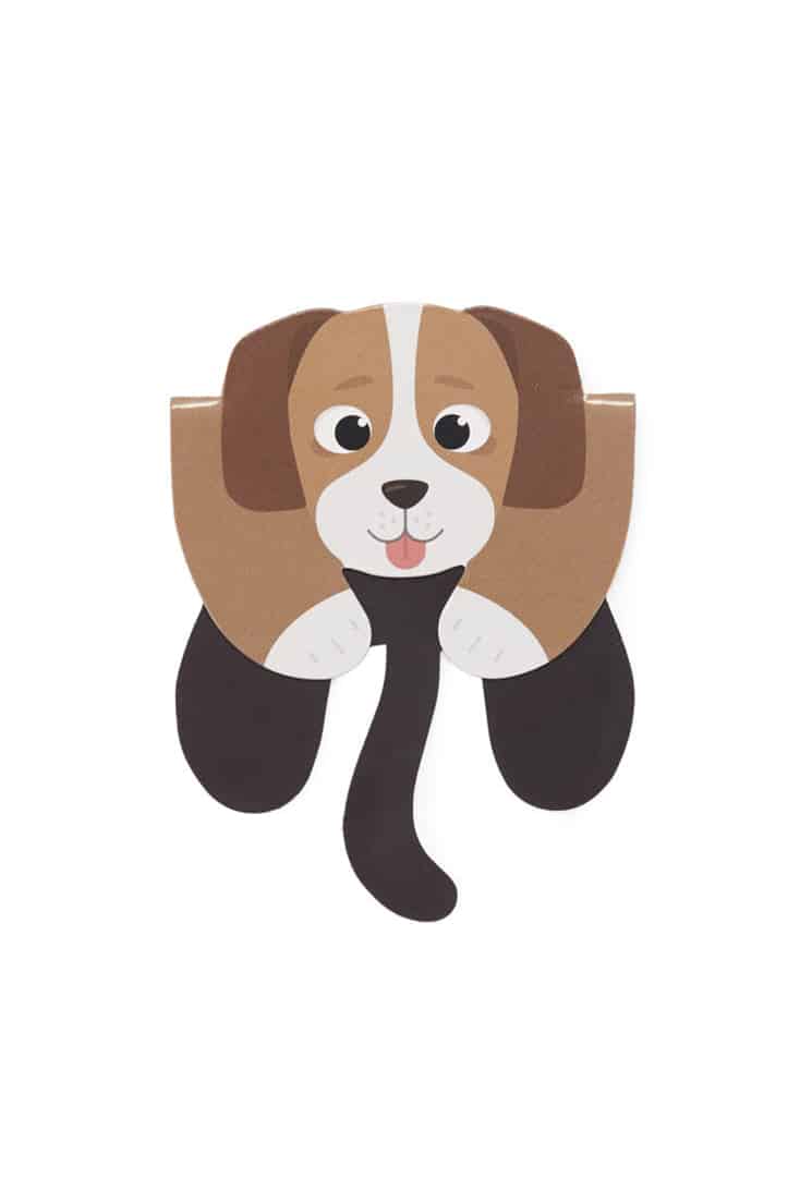 bogmaerke-hund-postkort