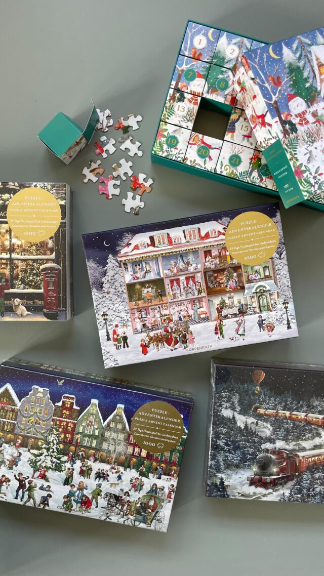 🧩 VI UNDSKYLDER PÅ FORHÅND! 🧩 Vi ved godt, at der er længe til jul.. Men vi har faktisk allerede fået årets første julekalendere på lager. Sidste år blev de revet væk længe før jul, så det kan godt betale sig at være i god tid. Find de 5 forskellige julekalendere med puslespil på hjemmesiden allerede nu! Pssst… vi får ikke flere på lager, så hvis du skal nå at have et, så slå til før det er for sent. #markwaldorf